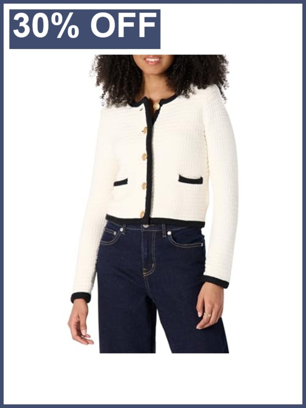 Regular Fit Midweight Cotton Cardigan Sweater Button Front Crop Knit Layer